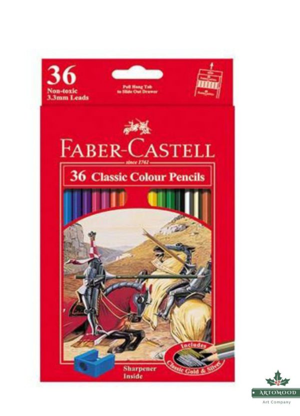 مداد رنگی کلاسیک فابر کاستل 36 رنگ