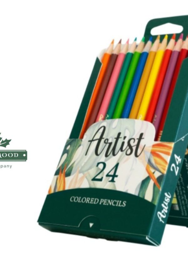 مداد رنگی 24 رنگ آریا آرتیست